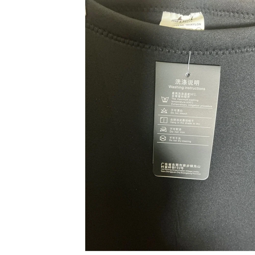 Dive & Sail Wetsuit Pants XXXL shirt XXL Black NewNeoprene Scuba Diving Leggings